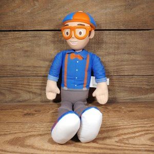 Blippi 16 Inches My Buddy Blippi Plush  Toy With 15 Sound And Phrases